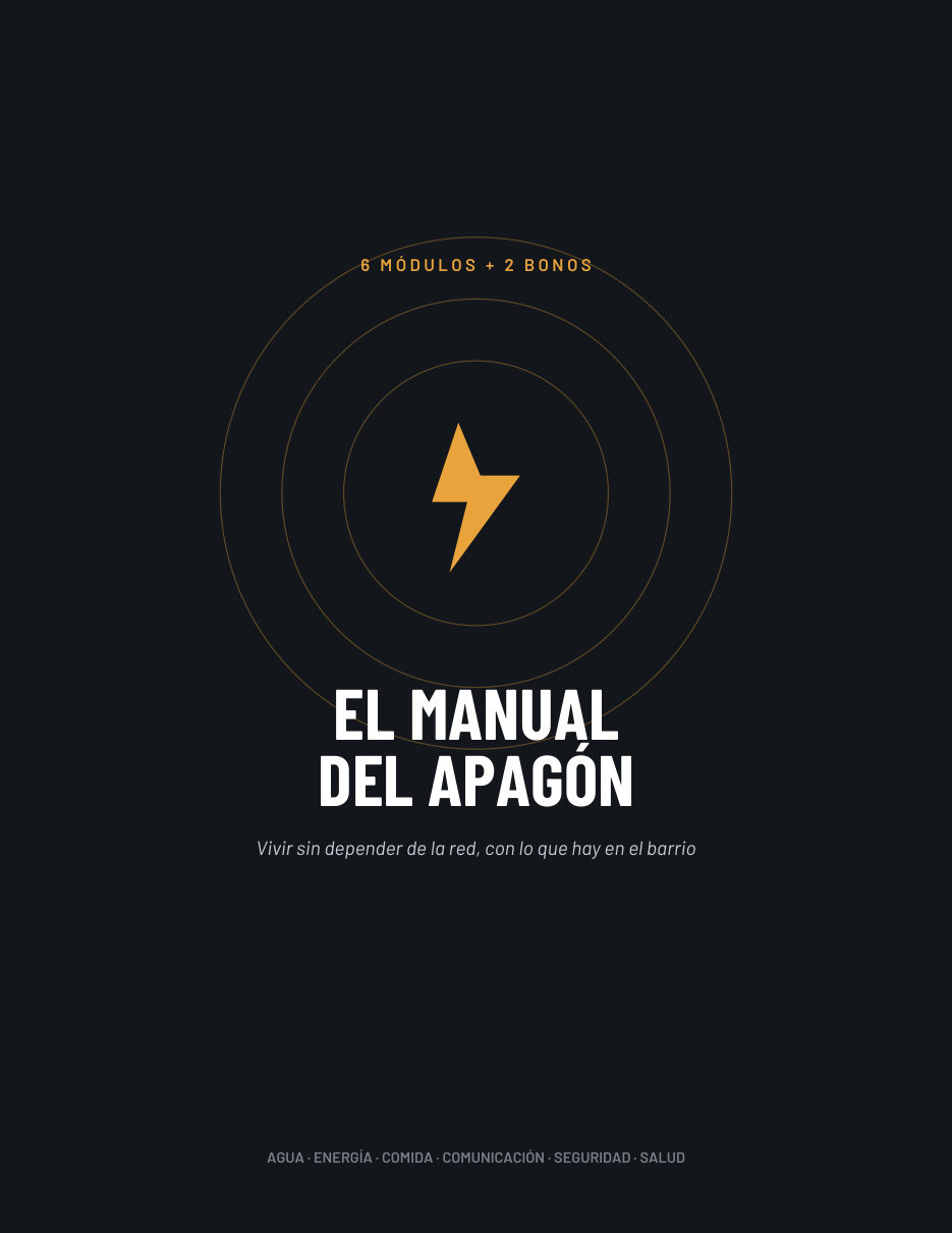 Cover of El Manual del Apagón, a digital guide by Different Future LLC